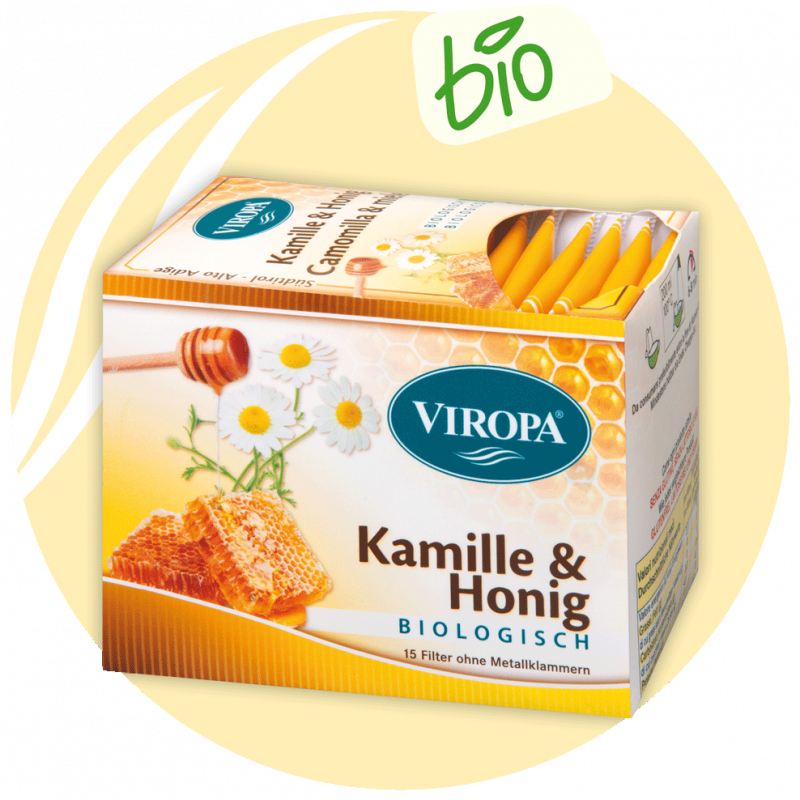 Viropa Kamille & Honig „Bio“ Kräutertee