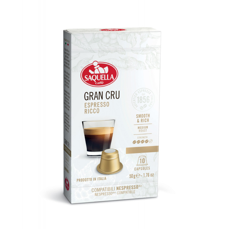 Bella Crema Kaffeekapseln Saquella, Caffé NESPRESSO® kompatibel