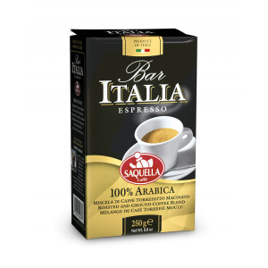 Bar Italia 100% Arabica 250g Saquella Kaffee