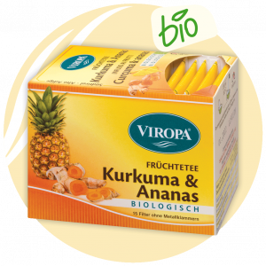 Kurkuma & Ananas BIO - Viropa Tee aus Südtirol