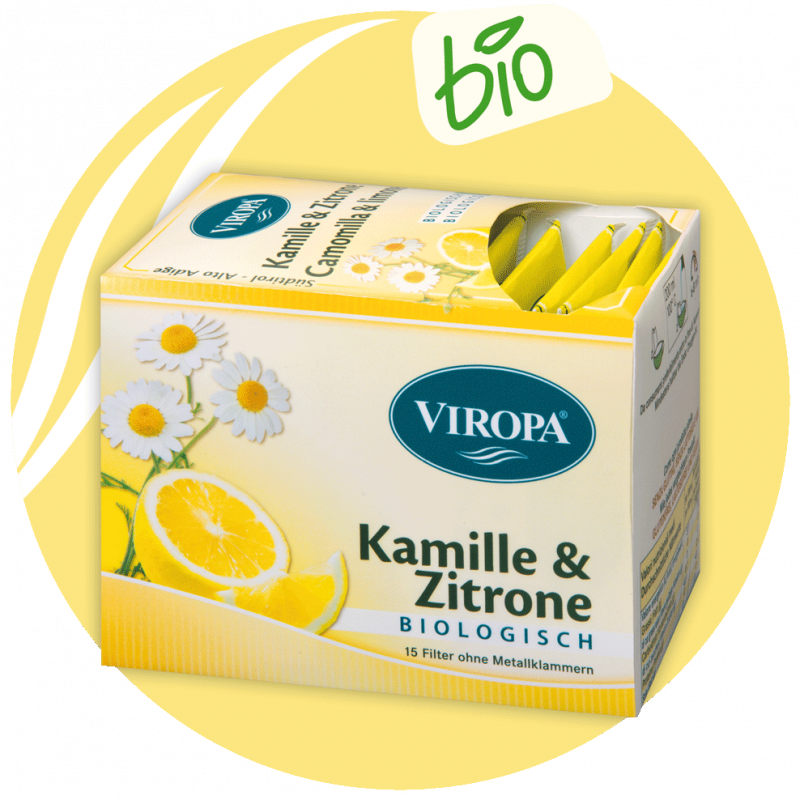 Kamille & Zitrone  BIO - Viropa Tee aus Südtirol