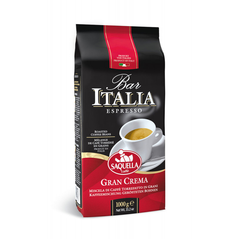 Saquella Kaffee - Bar Italia Gran Crema 1Kg