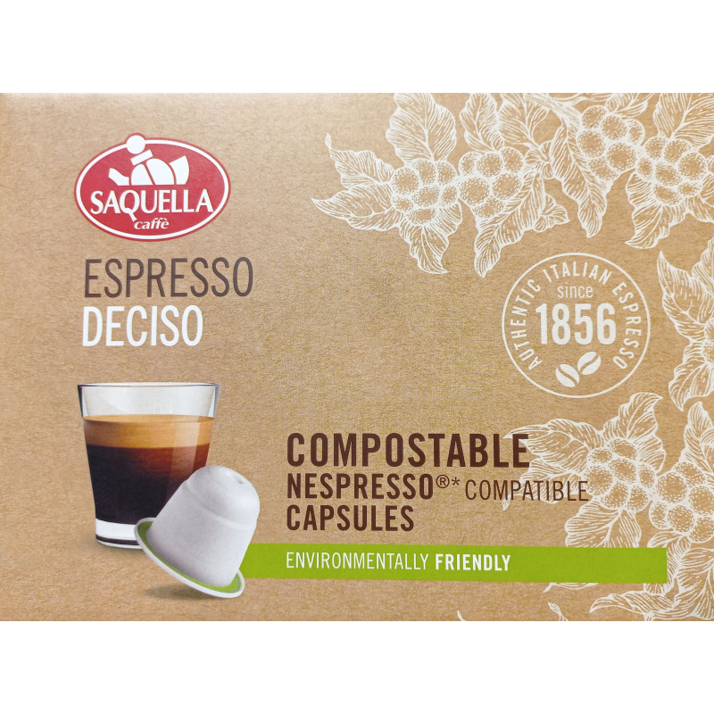 Espresso Intenso E Deciso kompostierbare Kaffeekapseln
