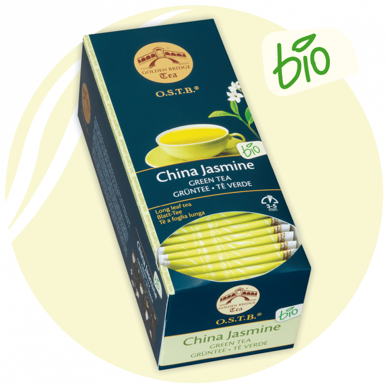 China Jasmine BIO- Grün Tee - Golden Bridge Tea