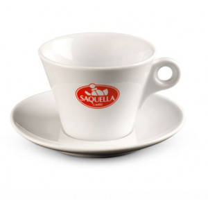 Espresso Tassen weiß - Saquella Caffé