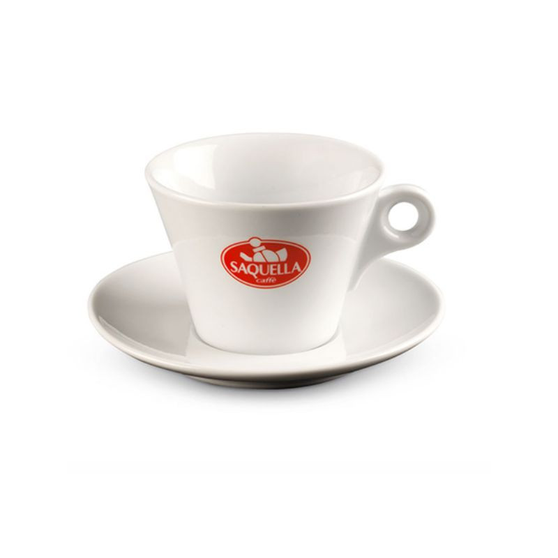 Espresso Tassen weiß - Saquella Caffé