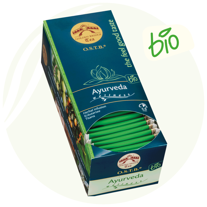 Ayurveda Wellness Tee BIO - Golden Bridge Tea