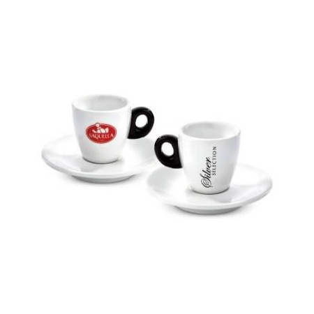 Espresso Tasse Silver-Saquella Caffé