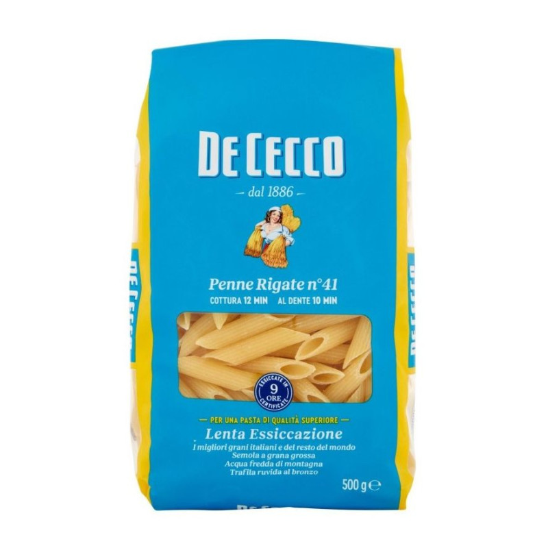 Penne Rigate n° 41 De Cecco 500 g