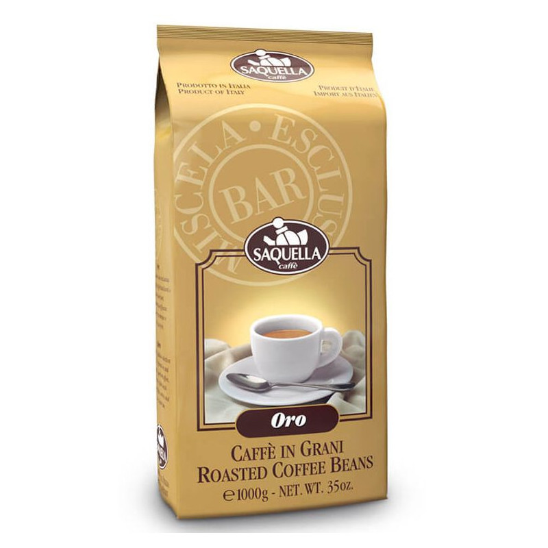 Espresso Oro 1Kg Bohne Saquella Caffé