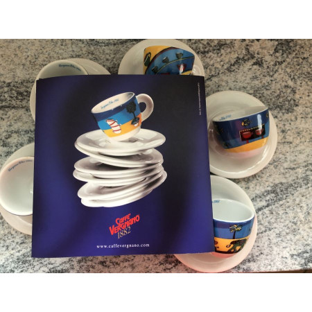 Espressotassen  "Vergnano Blue 2002" Edition