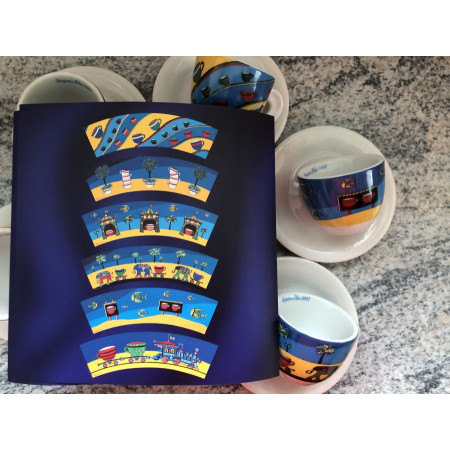 Espressotassen  "Vergnano Blue 2002" Edition