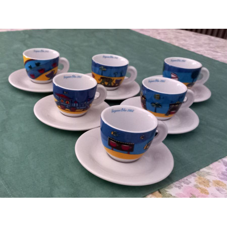 Espressotassen  "Vergnano Blue 2002" Edition
