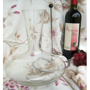 Dekantierflasche 1,2 l mit Abtropfständer