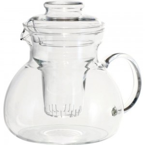 Glas Teekanne mit Teesieb 1,5l