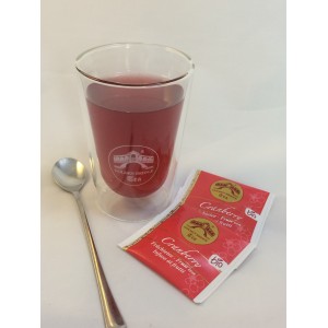 Teeglas doppelwandig mit Untertasse 2